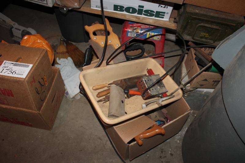 lot 1756 image: Floor Lot of Misc Tools