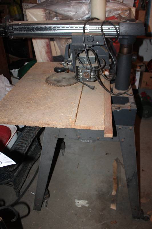 lot 1608 image: Sears Craftsman Radial Saw
