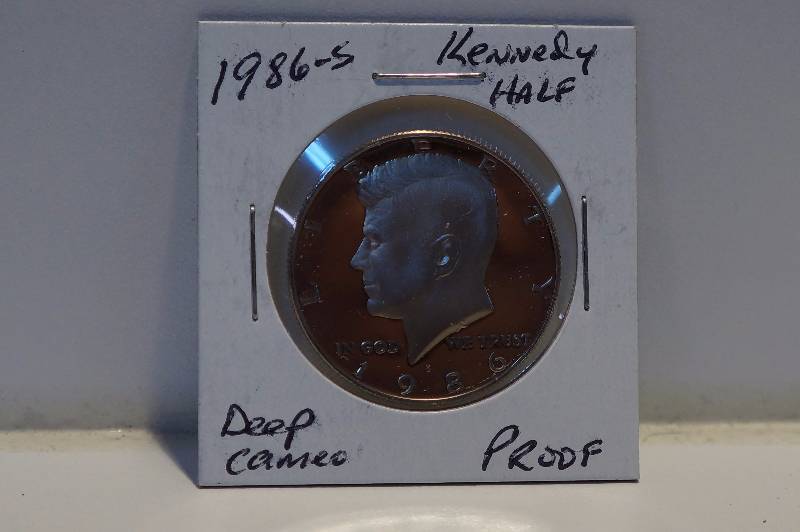 1986-S Deep Cameo Proof Kennedy Half Dollar