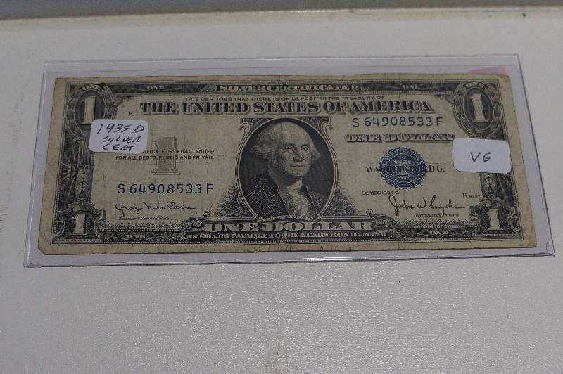 Series 1935-D $1 Silver Certificate