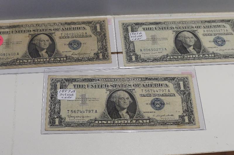 Series 1957, 1957-A, 1957-B $1 Silver Certificate