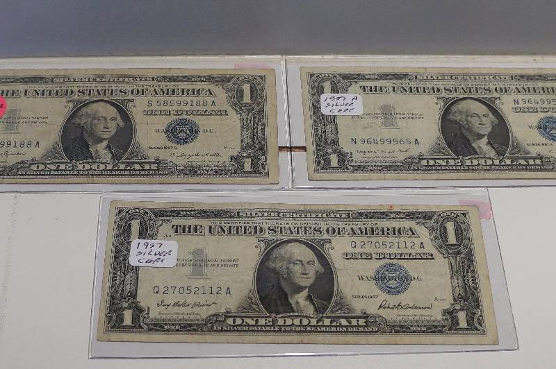 Series 1957, 1957-A, 1957-B $1 Silver Certificate