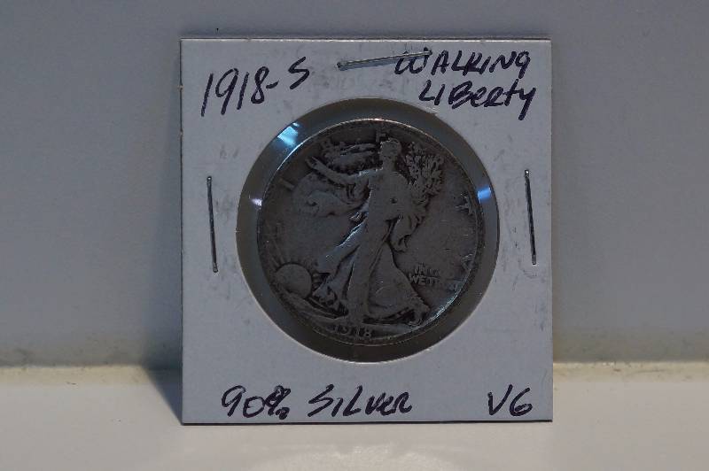 1918-S Walking Liberty Half Dollar