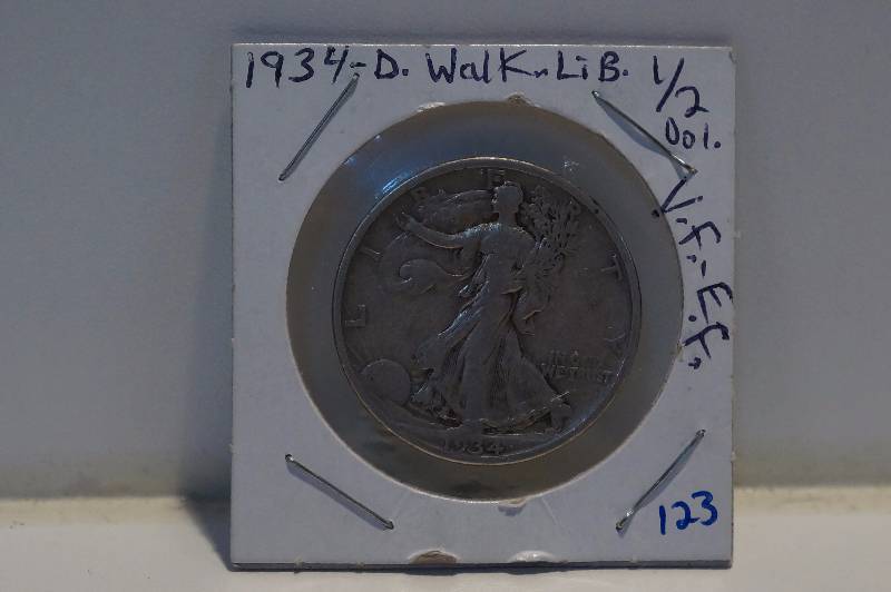 1934-D Walking Liberty Half Dollar