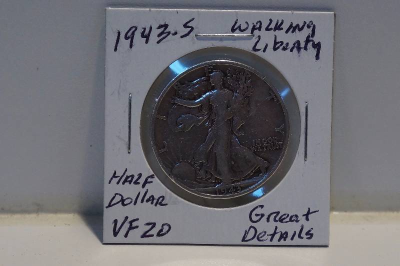1943-S Walking Liberty Half Dollar