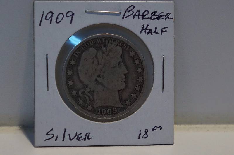 1909 Barber Half Dollar