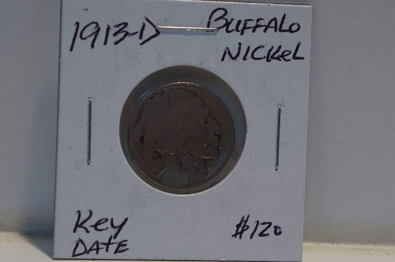 1913-D Buffalo Nickel
