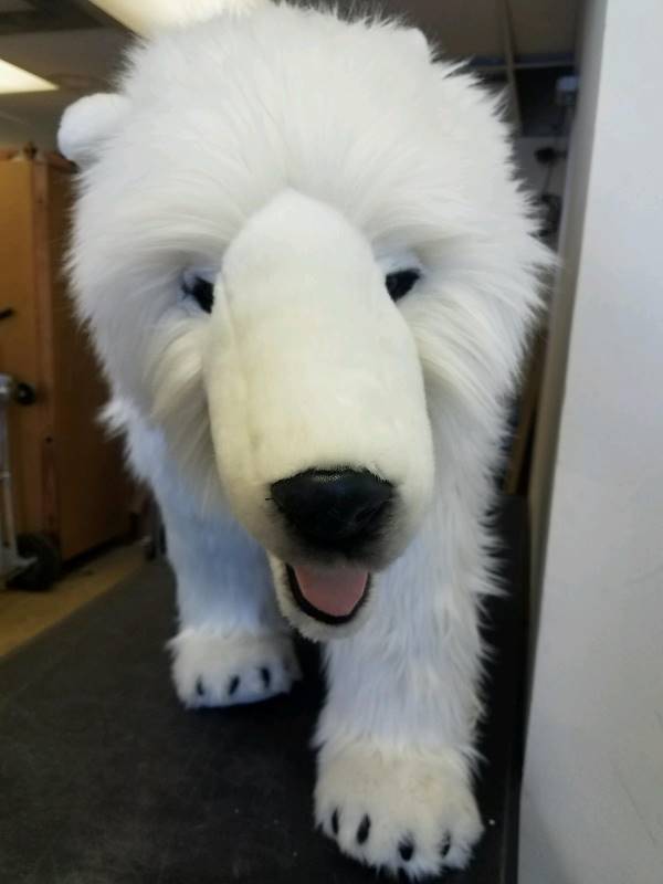 Huge Stuffed Polar Bear