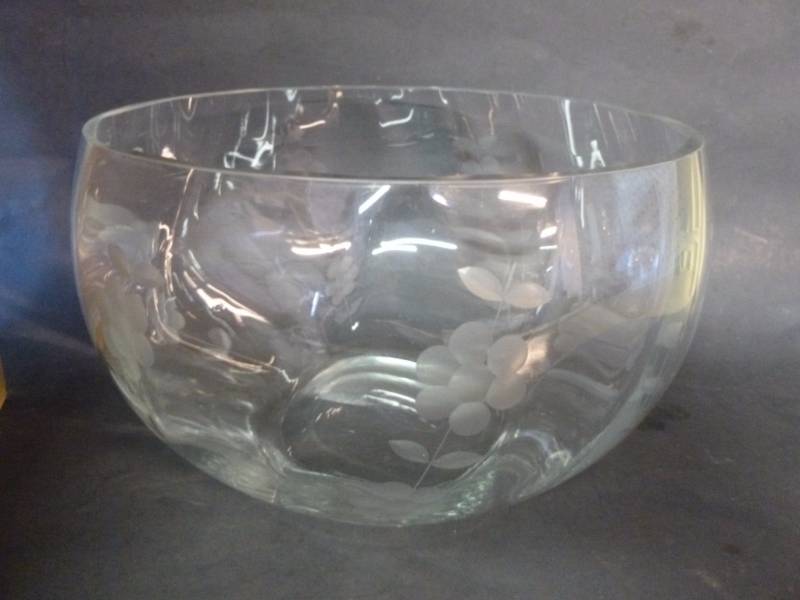 Acid Etched Fruit Bowl
