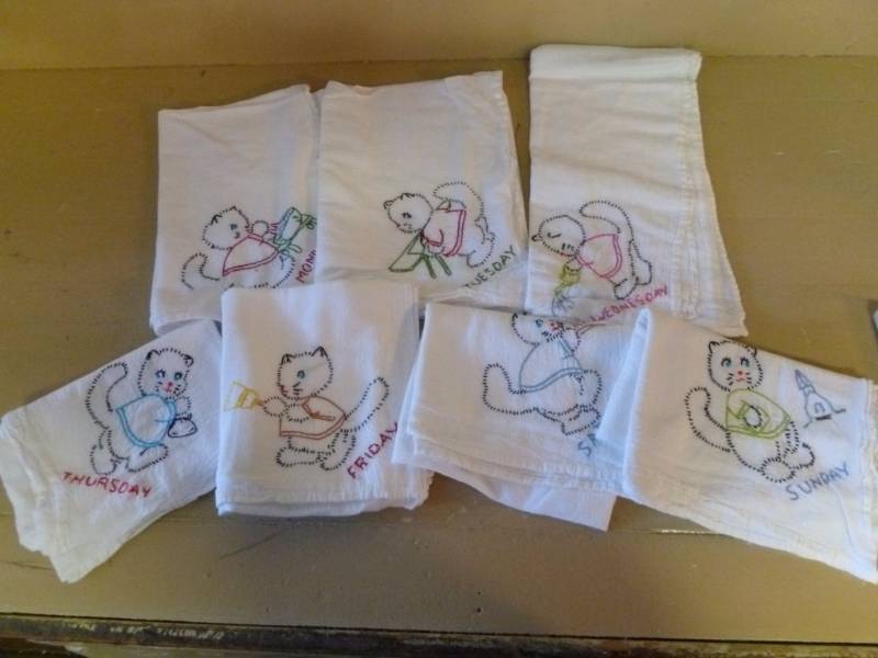Day Of The Week Towels