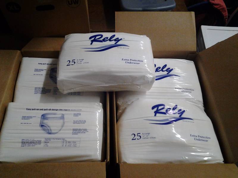 9-Packages Of Adult Disposable Underwear