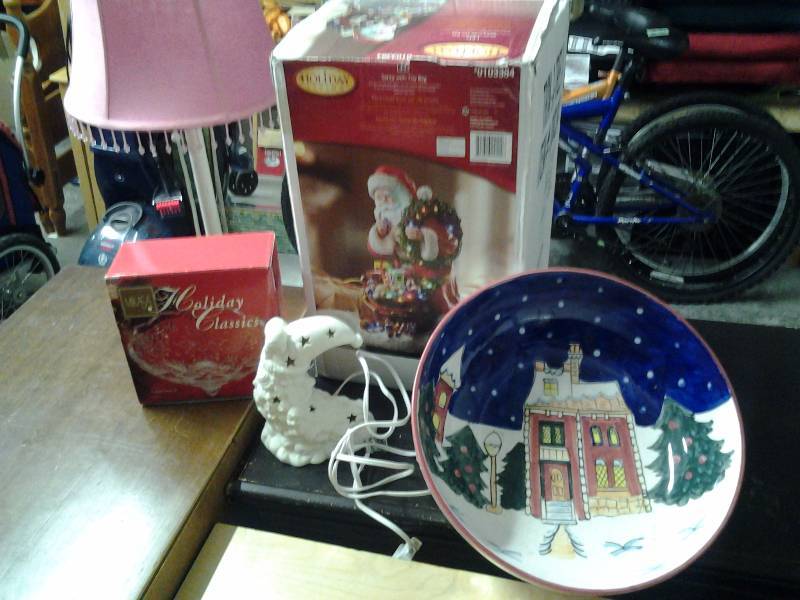 Lot Of Christmas Decor & Figures