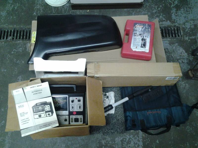Automotive Analyzer, Emergency Radio, Bumper Cover, Stadium Seat, Deluxe Snow Brush Set