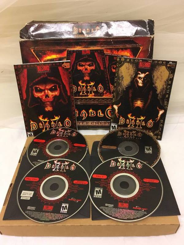 lot 35 image: Diablo PC Game and Cards