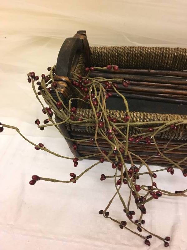 lot 40 image: Wicker Berry Basket