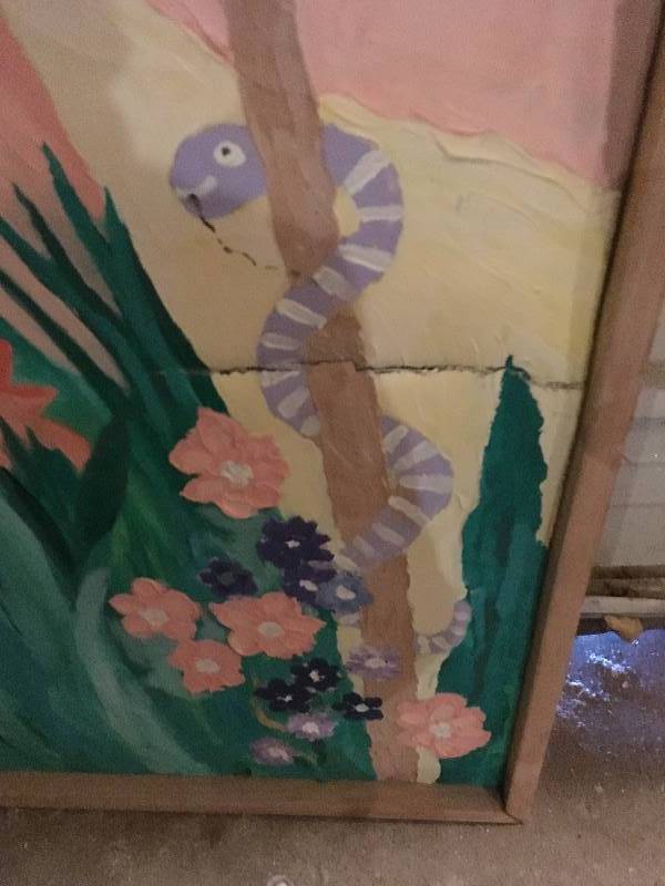 lot 52 image: Canvas Wall Hanging