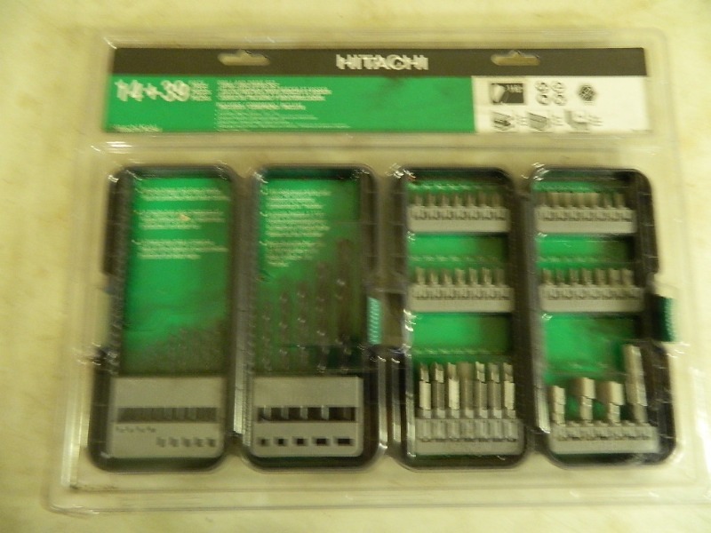 lot 62 image: New Hitachi 53 PC Drill and Drive Set
