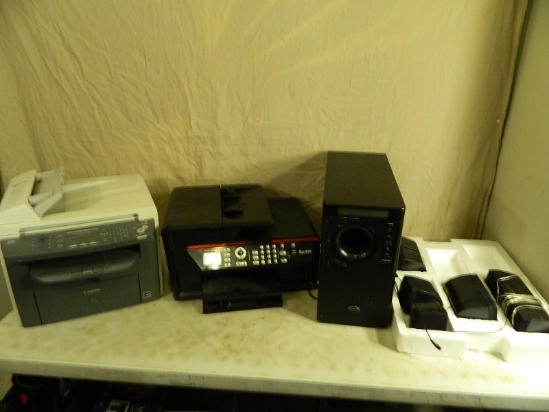 lot 124 image: Surround Sound, Printer, and More