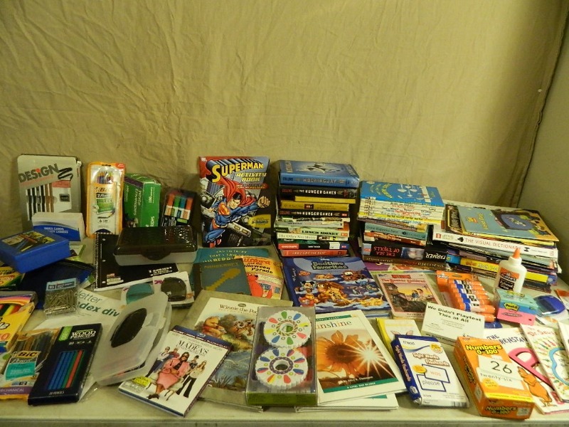 lot 189 image: Books, New Supplies, and More