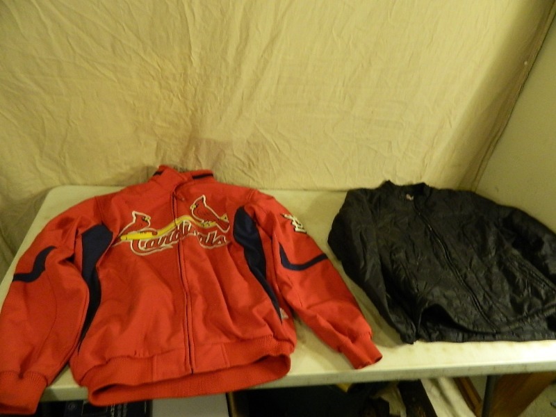 lot 215 image: Womens Harley Davidson Jacket and Cardinals Jacket