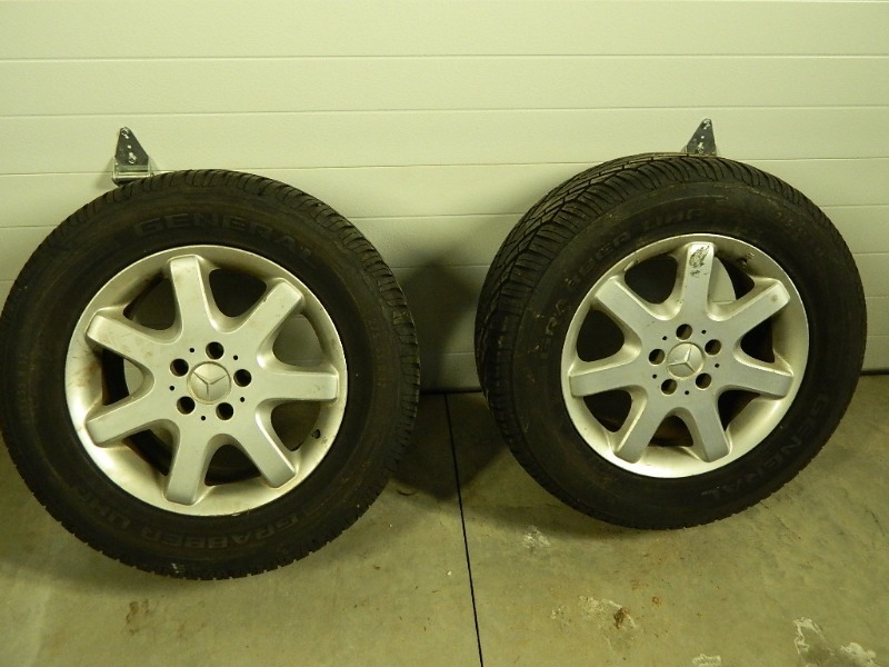 lot 39 image: 2 - 17 inch Mercedes Wheels and Tires