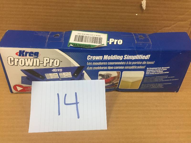 lot 14 image: Kreg Crown Pro