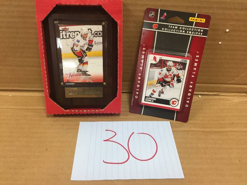lot 30 image: Jarome Iginla Collectors items