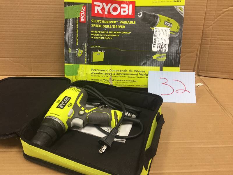 lot 32 image: Ryobi Clutchdriver variabke speed drilldriver