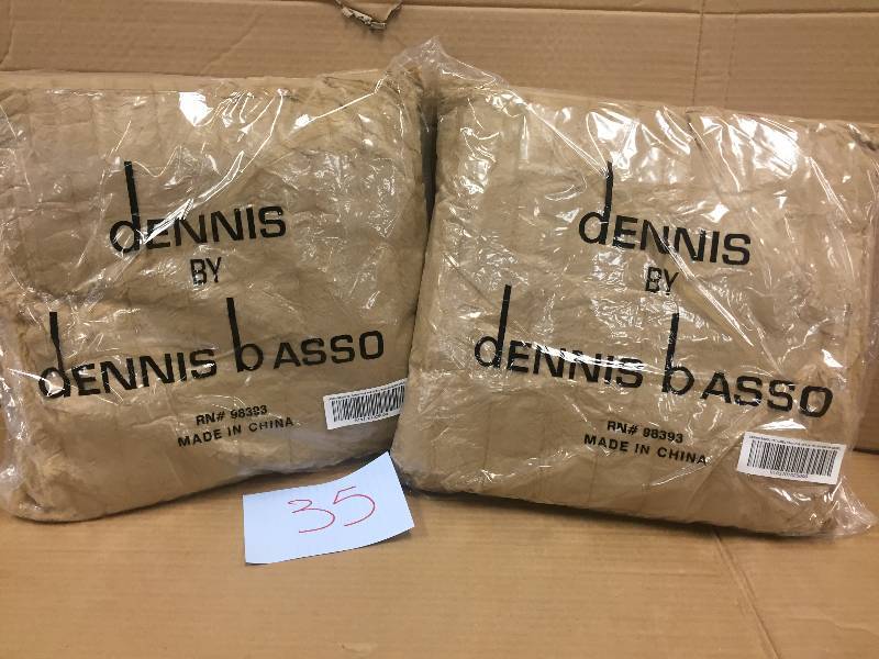 lot 35 image: Dennis Basso Pillows