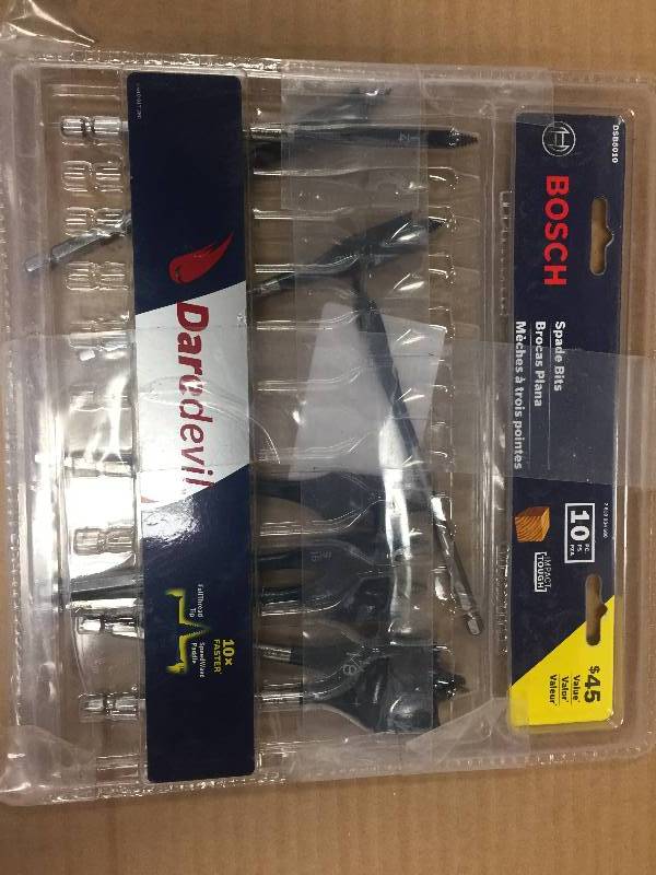 lot 70 image: Bosch Spade Bits missing 1 Never used