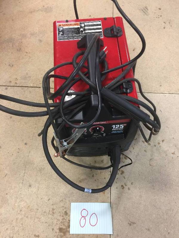 lot 80 image: Weld-Pak 125HD Wire Feed Welder  used in working conditions