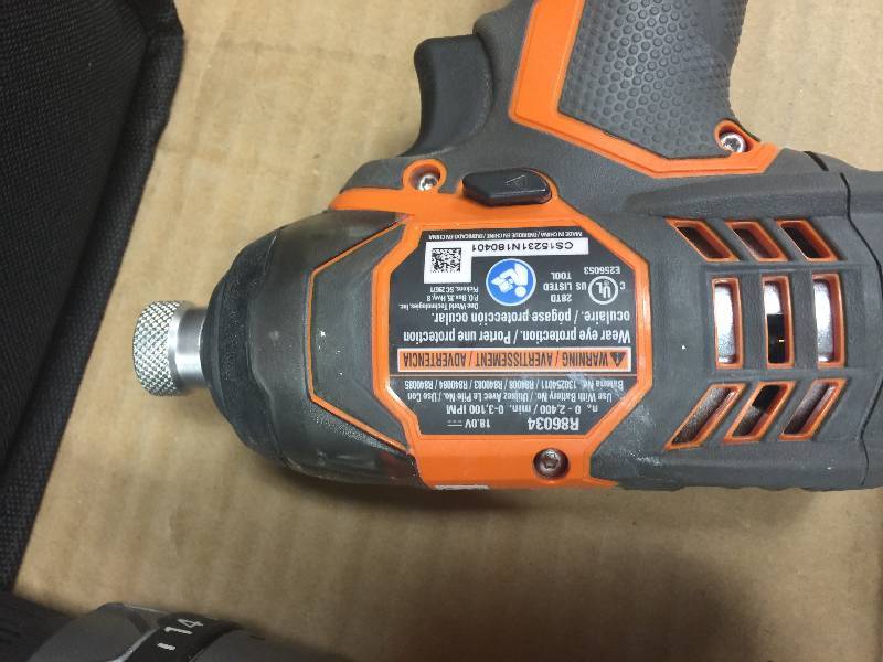 lot 95 image: Set of 2 RIDGID TOOLS ONLY MODEL ARE R86034 AND R86008 USED in working conditions