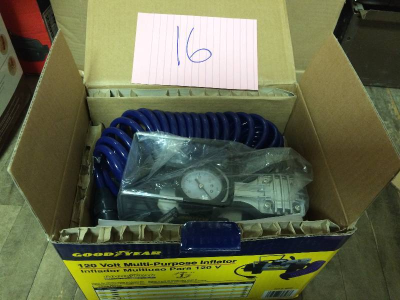 lot 134 image: Good Year 12Volt Multi Purpose Inflator