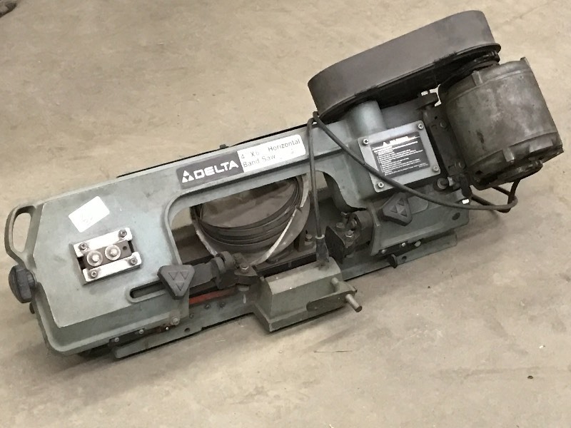 lot 60 image: Delta 4x6 Horizontal Band Saw, Wo...