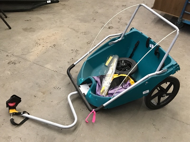 lot 79 image: Bike Trailer, Spare Tire Included ...
