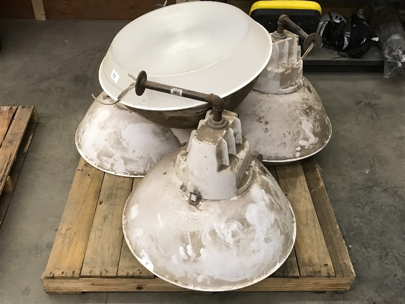 lot 93 image: (4) Used High-Bay Light Fixtures ...