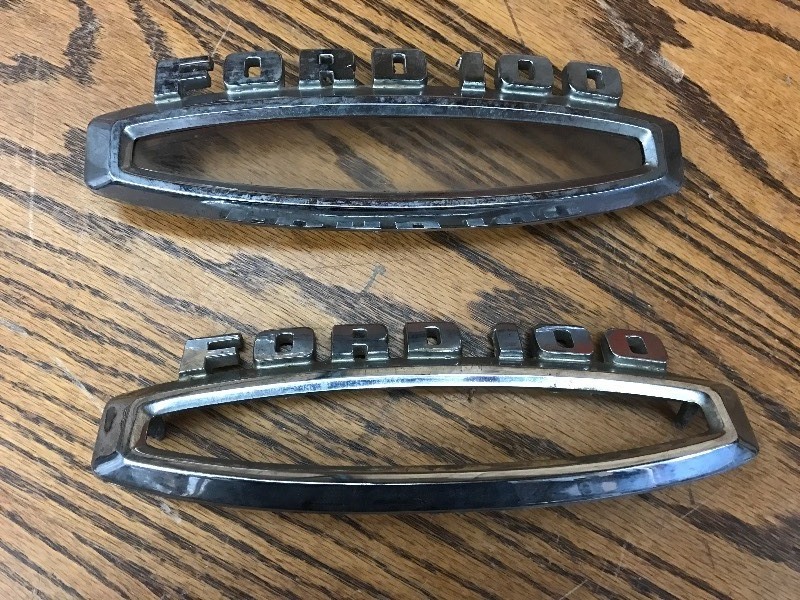 lot 94 image: Set Of Ford 100 Truck Emblems ...