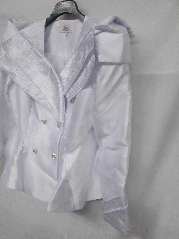 lot 54 image: Lisa Rene Misses 2-pc. Portrait Collar Skirt Suit