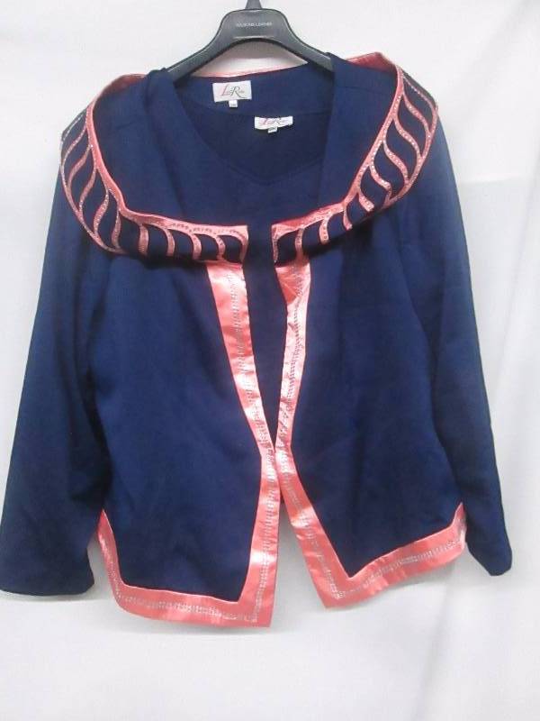 lot 55 image: Lisa Rene Misses 3-pc. Portrait Collar Skirt Suit