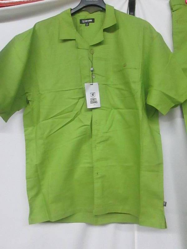 lot 70 image: Stacy Adams Mens BigTall 2-pc. Linen  Cotton Pant Set