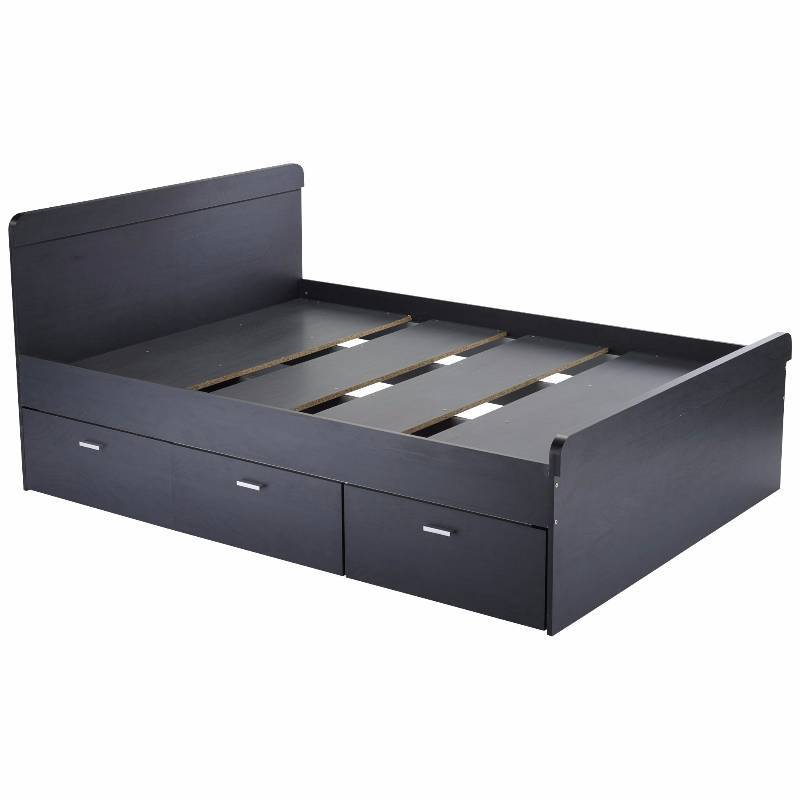lot 29 image: Alcove Bennet Queen Storage Bed - Black