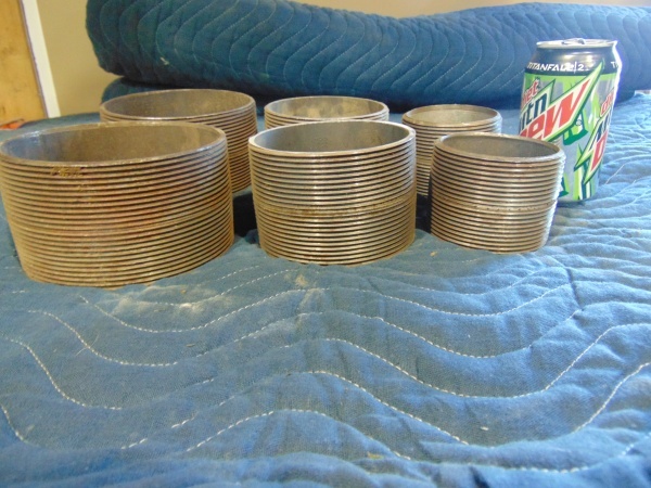 lot 44 image: (6) Threaded Pipe Connectors