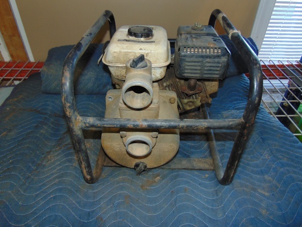 lot 97 image: 2 Water Pump With 4 Hp Honda Engine