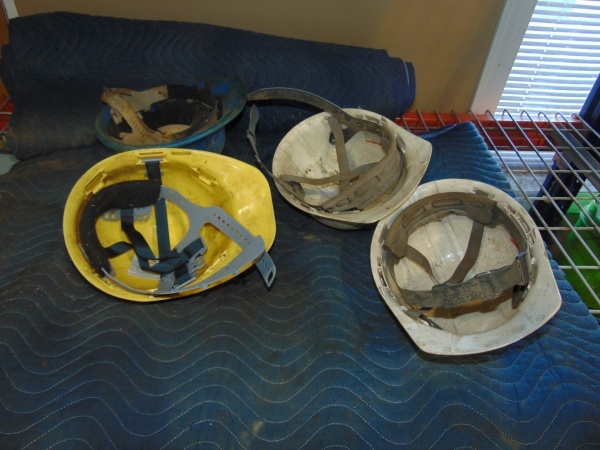 lot 27 image: (4) Hard Hats