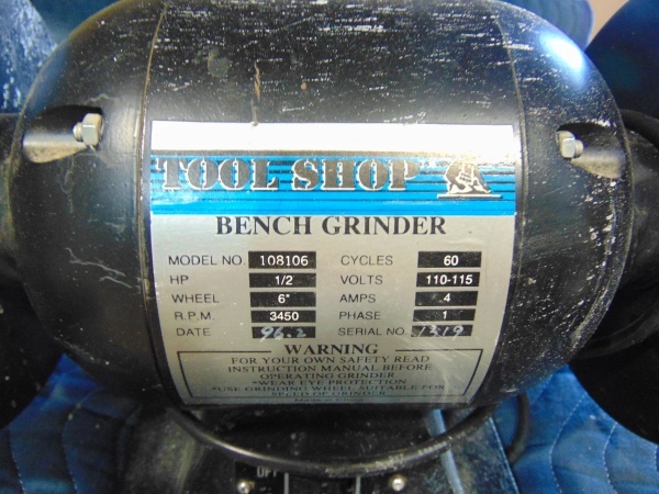 lot 157 image: 12 HP Bench Grinder