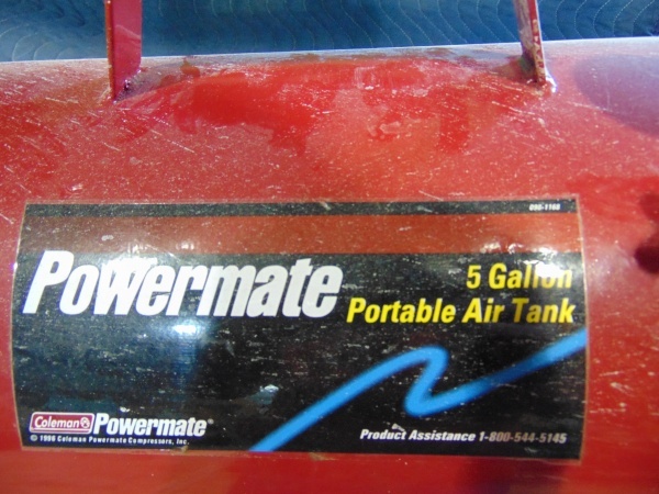 lot 160 image: Powermate Air Tank