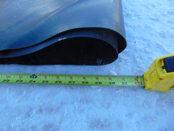 lot 203 image: Lot of Thick Plastic Lining