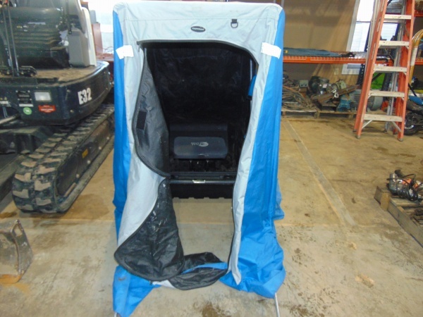 lot 210 image: Clam Kenai Flip Over Portable Fish House