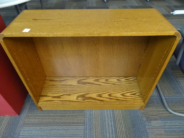 lot 22 image: wood book case.