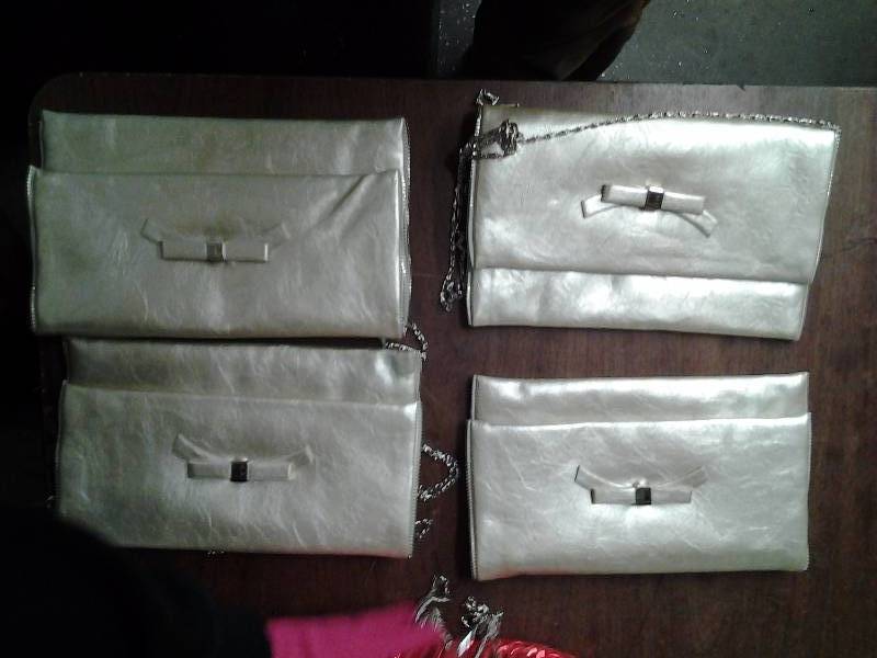 Set Of 4 Champagne Clutches